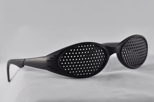 Black Sports Pinhole Glasses - Mexico