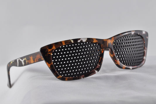 Brown Pinhole Glasses - Mexico